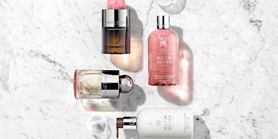 Molton Brown Bluewater  -  Rhubarb and Rose fragrance Masterclass primary image