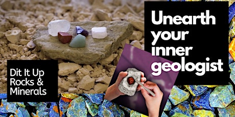 Under 5yrs - 1pm Dig It Up! Real Rocks, Minerals & Fossil Excavation primary image