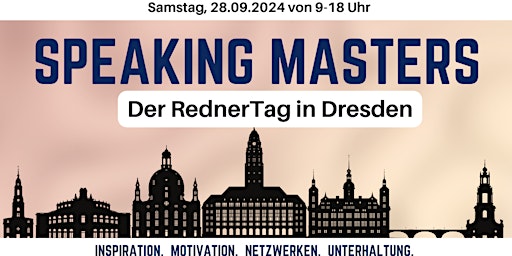 Speaking Masters - Der RednerTag in Dresden primary image