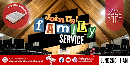 Imagem principal do evento Free Bible Giving - Family Service