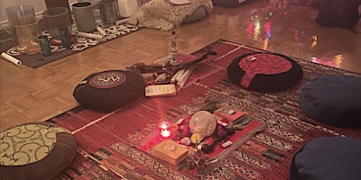Immagine principale di Women's Full Moon Healing Circle & Ritual with Sound bath and Breath work 
