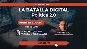 Imagen principal de La Batalla Digital. POLÍTICA 2.0