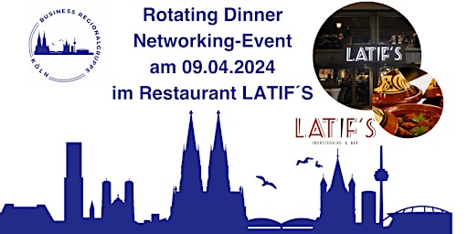 Imagem principal do evento Rotating-Dinner: Business-Networking beim 3-Gang-Menü mit Tischwechsel