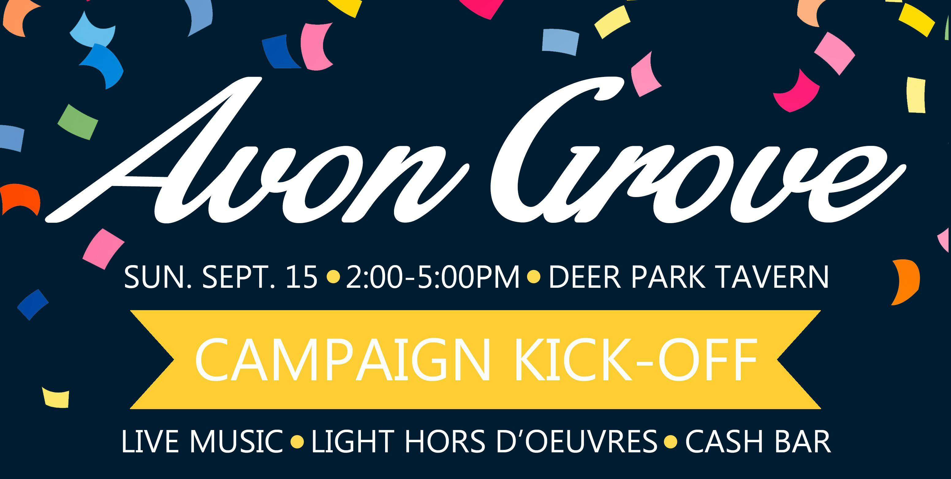 Avon Grove Campaign Kick Off