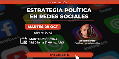 Estrategia política para redes sociales