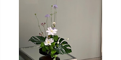 Modern Ikebana Flower Arrangement Workshop and Tea Tasting primary image