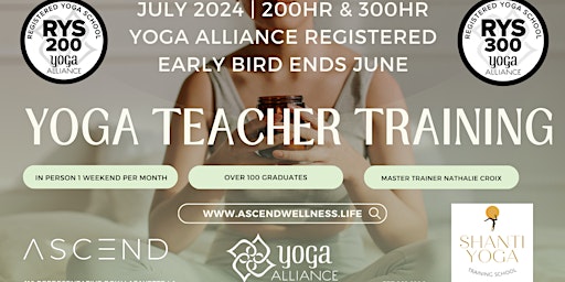 Yoga Teacher Training 200hr & 300hr RYT primary image