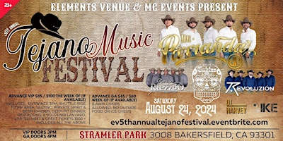 Primaire afbeelding van 5th Annual Tejano Music Festival