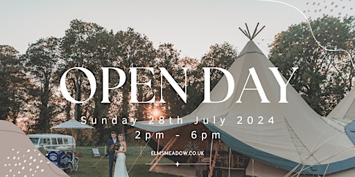 Elms Meadow Tipi Wedding Venue Open Day primary image