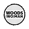 Woods(wo)man Woodworking's Logo