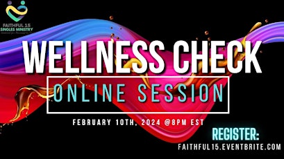 Hauptbild für Christian Singles Wellness Check Night