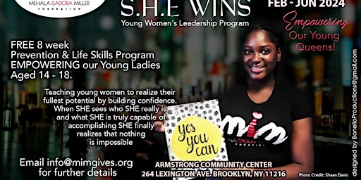 Hauptbild für S.H.E WINS Young Women Leadership Program