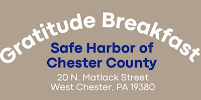 Primaire afbeelding van Safe Harbor Open House & Gratitude Breakfast