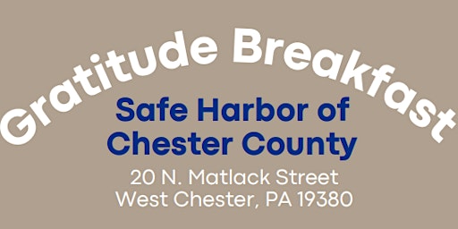 Safe Harbor Open House & Gratitude Breakfast primary image
