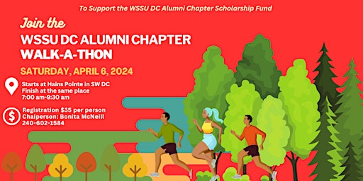 Immagine principale di WSSU NAA DC Metro Chapter Walk-a-thon 