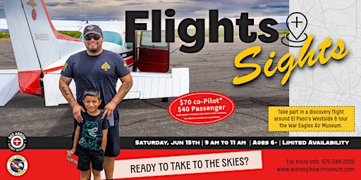 Imagem principal do evento Flights & Sights - June 15th, 2024