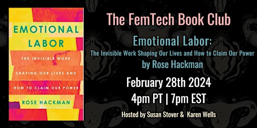 FemTech Book Club - Emotional Labor by Rose Hackman primary image