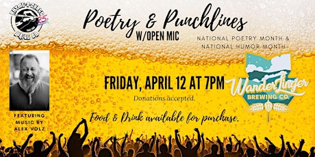 Poetry & Punchlines in honor of National Poetry and National Humor Month