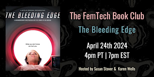 Imagen principal de FemTech Book Club - The Bleeding Edge