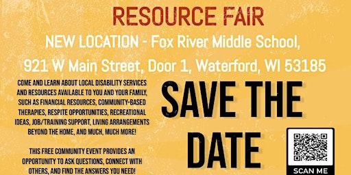 Hauptbild für Racine County Special Needs Resource Fair