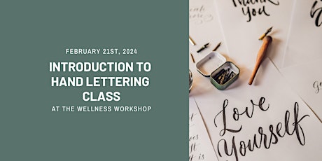 Introduction to Hand Lettering Class primary image