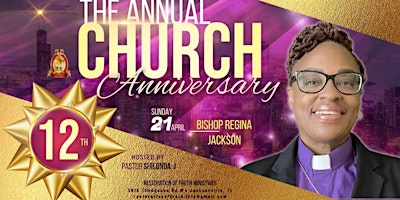 Restoration of Truth Ministries 12th Year Church Anniversary primary image