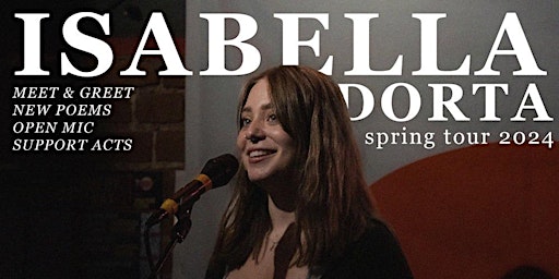 Hauptbild für ISABELLA DORTA'S SPRING TOUR 2024 - belfast