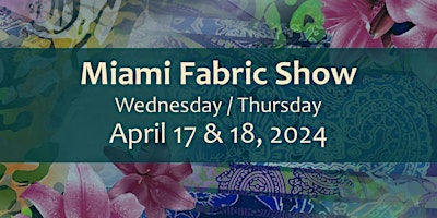 Imagem principal de Miami Fabric Show 2024