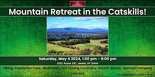 Imagem principal do evento Mountain Retreat in the Catskills!