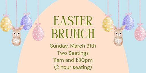 Easter Brunch- 1:30pm Seating primary image