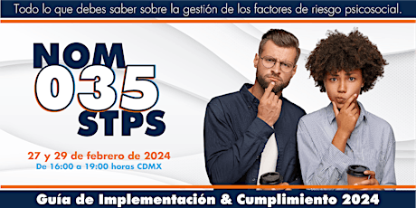 Primaire afbeelding van NOM-035 "Guía de implementación y cumplimiento 2024"