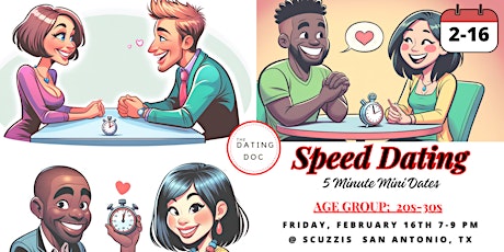 San Antonio Speed Dating - Ladies Rotate (Ages: 20s-30s) primary image
