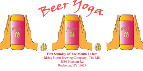 Image principale de March Beer Yoga at Rising Storm Brewery - The Mill