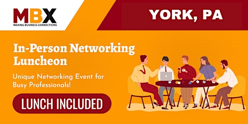 York, PA In-Person Networking Luncheon  primärbild