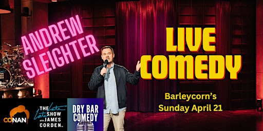 Imagem principal do evento Live Comedy at Barleycorn's