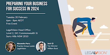 Preparing Your Business For Legal and Financial Success in 2024 primary image