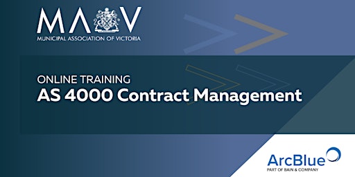 MAV | AS 4000 Contract Management | Online Training by ArcBlue primary image