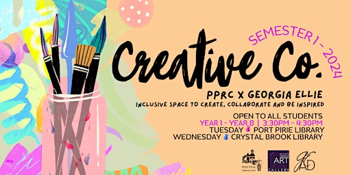 Term 2, Wednesdays After School Art Classes @ Crystal Brook Institute primary image