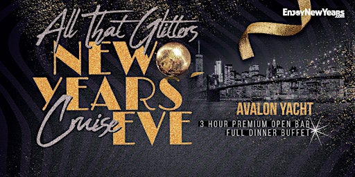 Hauptbild für All That Glitters New Year's Eve Fireworks Party Cruise New York City 2025