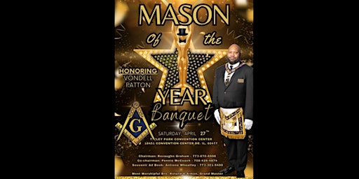 Imagem principal do evento Prince Hall Mason Of The Year Banquet