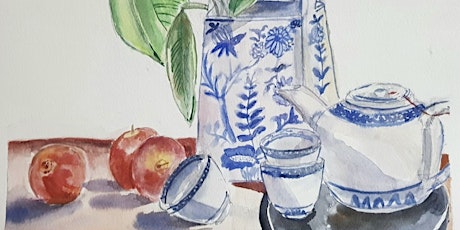 Primaire afbeelding van A3 Format  Watercolour Painting Course (Beg.) by Ching Ching-MP20240413WPCB