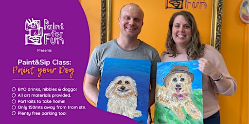 Imagem principal do evento Paint Your Dog | Melbourne Painting Class