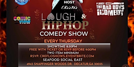 #1 COMEDY SHOW @ SEAFOOD SOCIAL EAST
