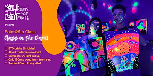 Imagem principal de Paint in the Dark© - UV Light Disco Party