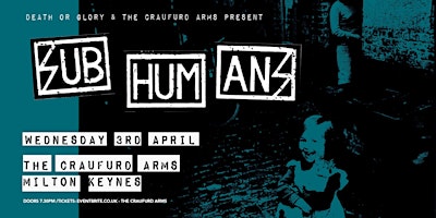 Primaire afbeelding van Subhumans / The Blunders live at The Craufurd Arms