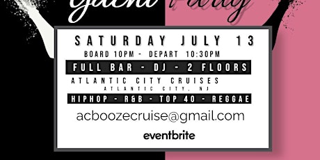 Booze Cruise Bachelor and Bachelorette - Atlantic City