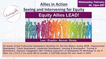 Primaire afbeelding van Allies in Action - Seeing and Intervening for Equity
