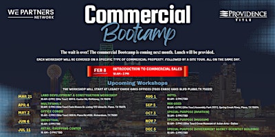Hauptbild für Commercial Bootcamp