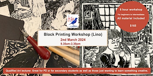 Block Printing Workshop (Lino) for Beginners primary image