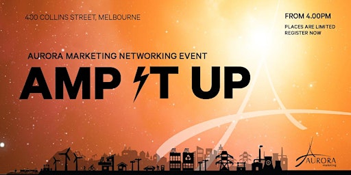 Network Drinks - Amp It Up (Melbourne) primary image